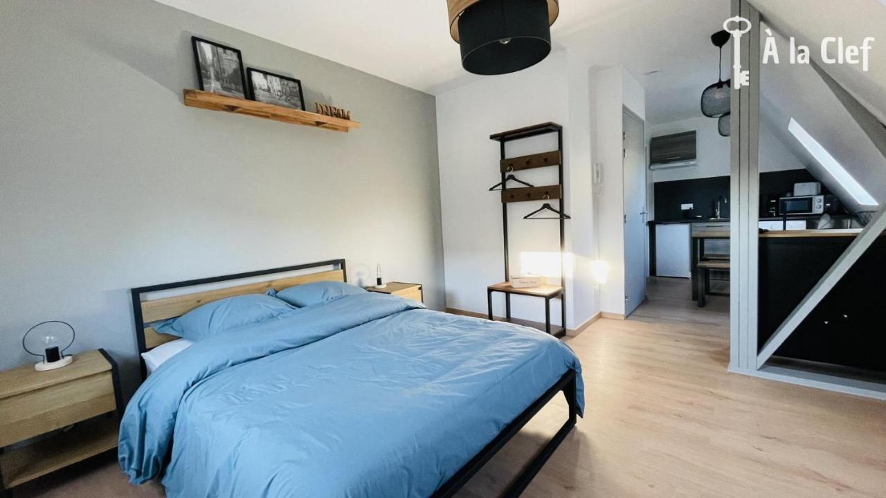 A La Clef - Charmant Studio Proche Gare Et Centre - Ideal Pro & Couple - Wifi 르망 외부 사진